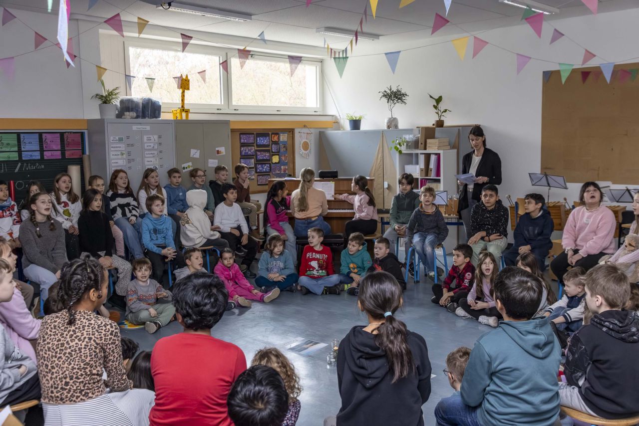 Adventssingen im Musiksaal