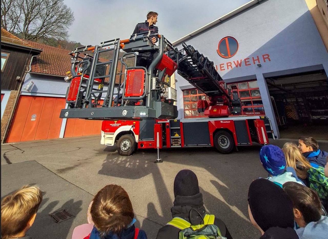 Besuch bei der Feuerwehr